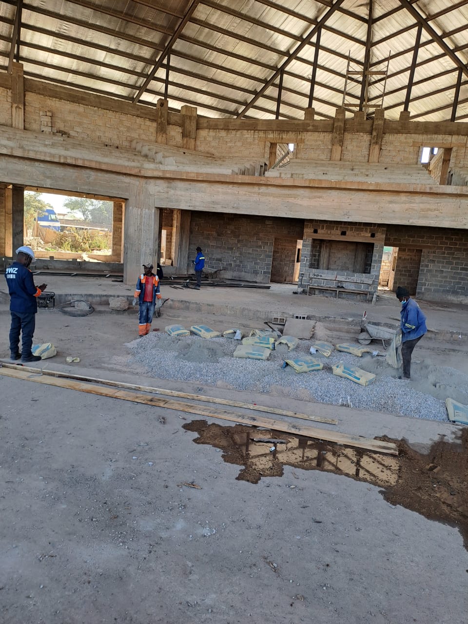 CONSTRUCTION OF CHURCH AUDITORIUM